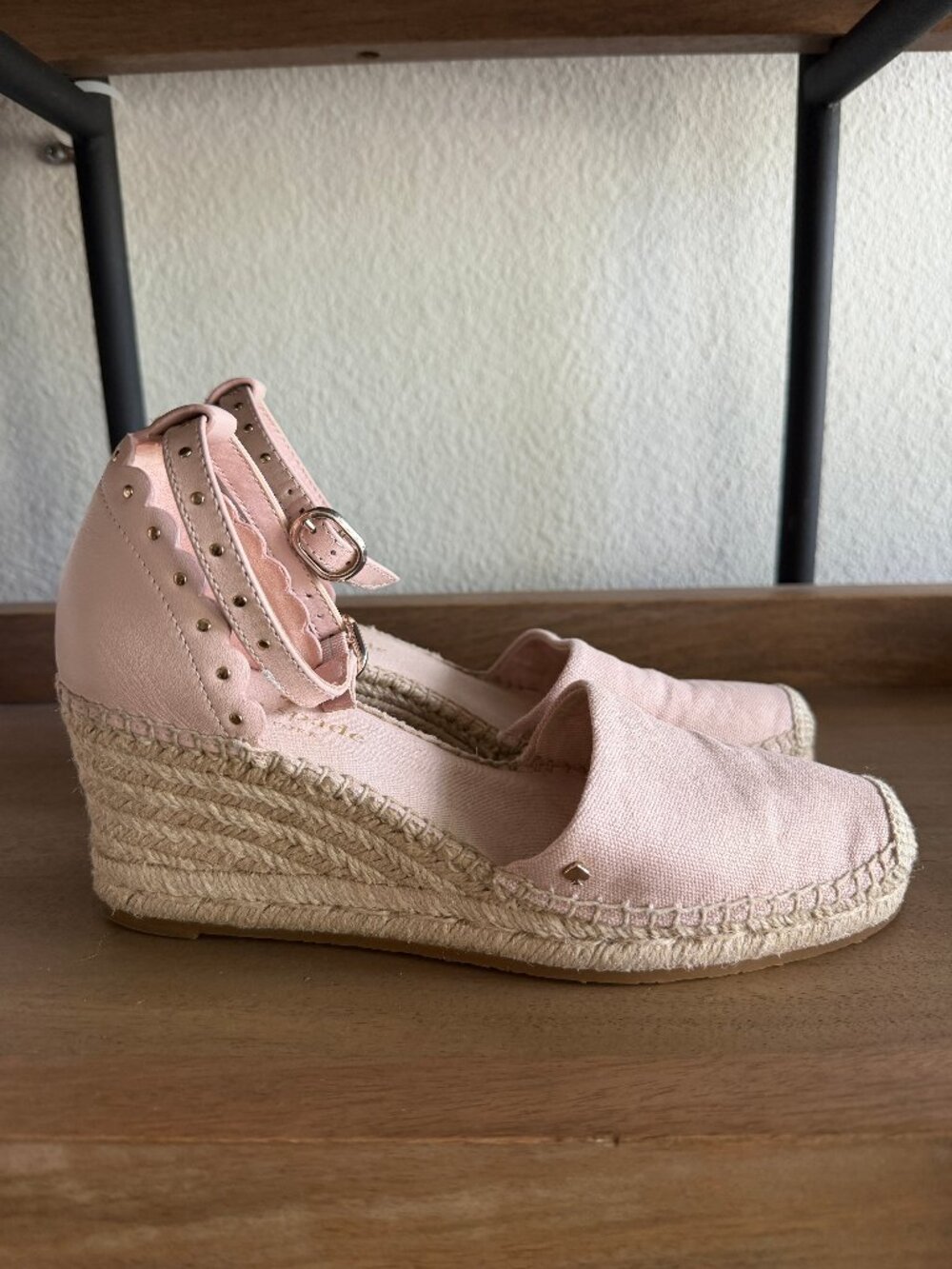 Kate Spade Polly Espadrille Wedge Sandal Sz.6 - Picture 2 of 8